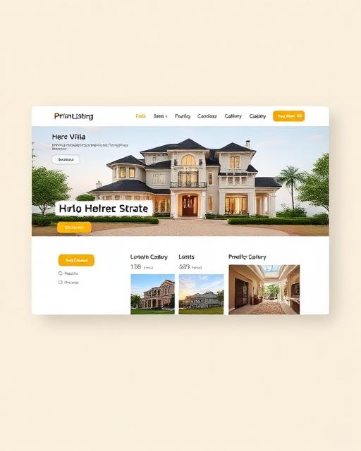 PrimeListing website by Tushar Chandane