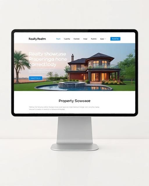 Realty Realm website by Tushar Chandane